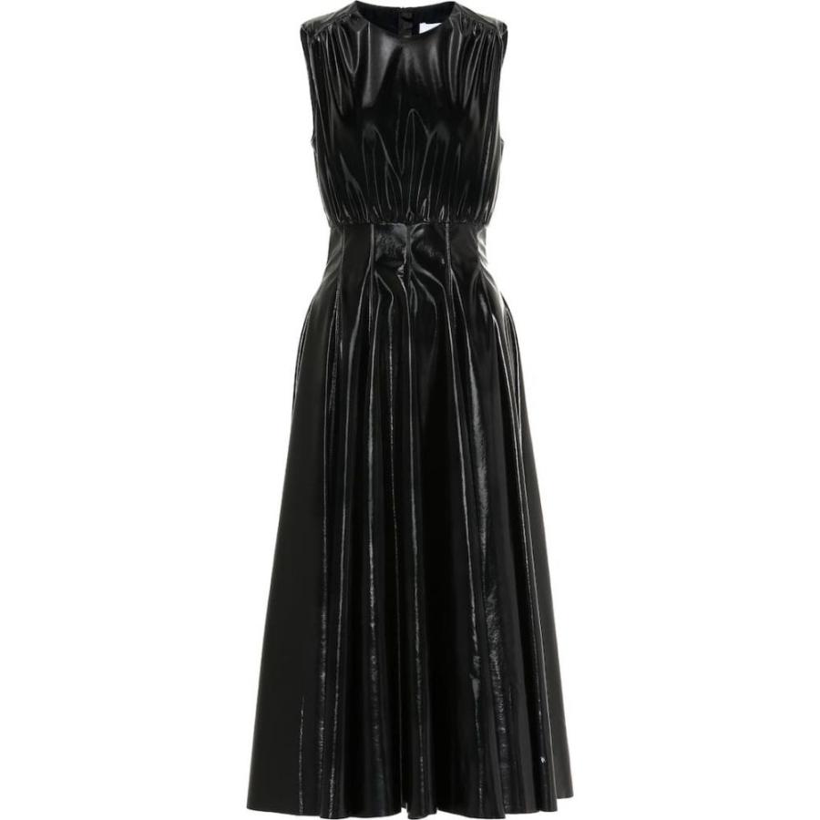 国内正規品 限定 エムエスジーエム Msgm レディース ワンピース ワンピース ドレス Faux Leather Midi Dress プレミア商品 Www Skylanceronline Com