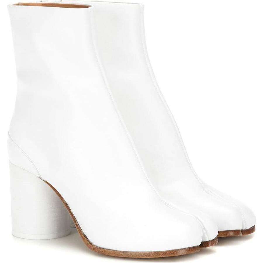 maison margiela tabi leather ankle boots