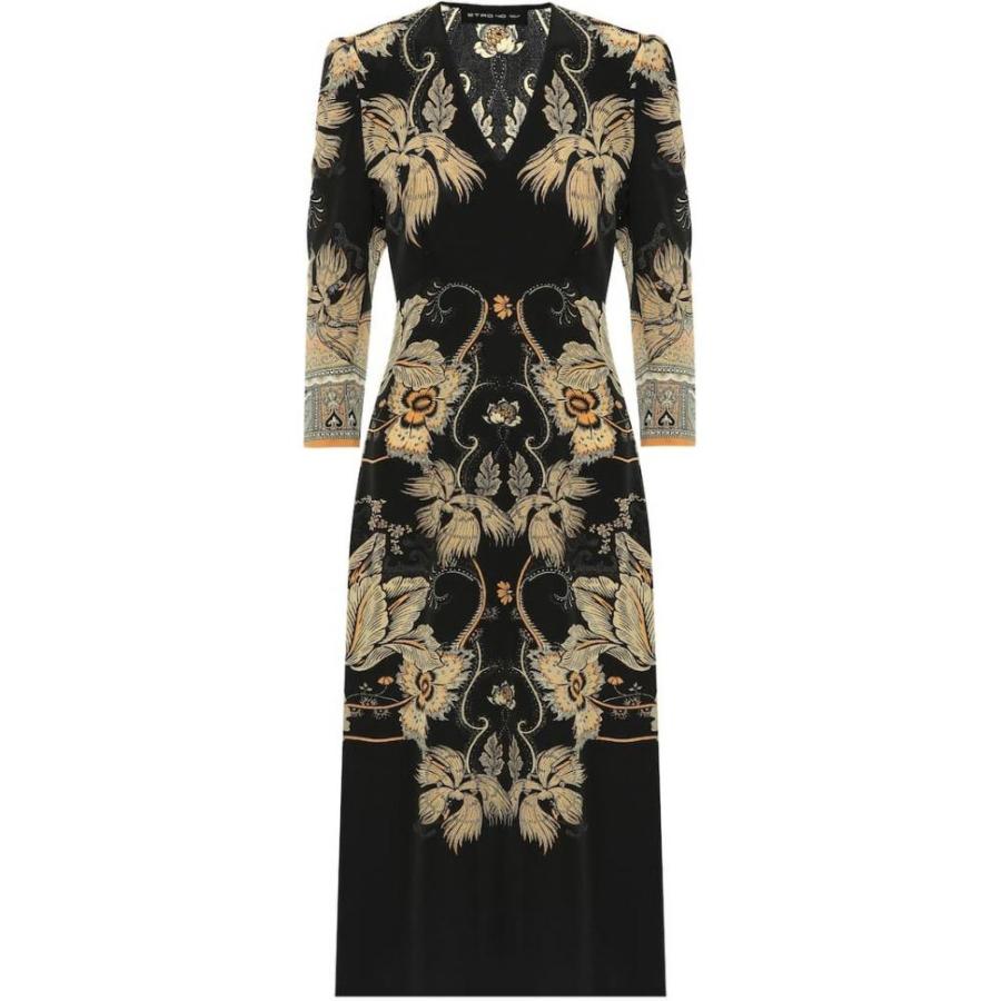 エトロ Etro レディース ワンピース ミドル丈 ワンピース ドレス Printed Silk Midi Dress Reventis Fr
