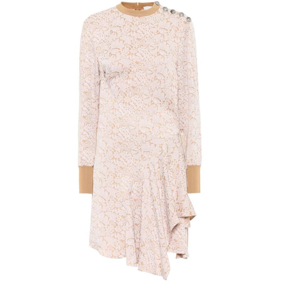 クロエ Chloe レディース ワンピース ワンピース ドレス Asymmetric Jacquard Dress White Beige Www Ktoridesfoundation Org