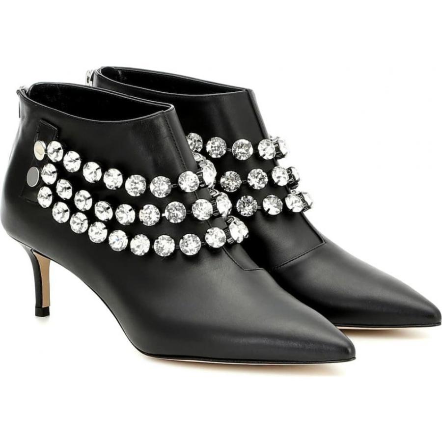 手数料安い クリストファー ケイン Christopher Kane レディース ブーツ ショートブーツ シューズ 靴 Embellished Leather Ankle Boots Black Crystal 大特価 Skylanceronline Com