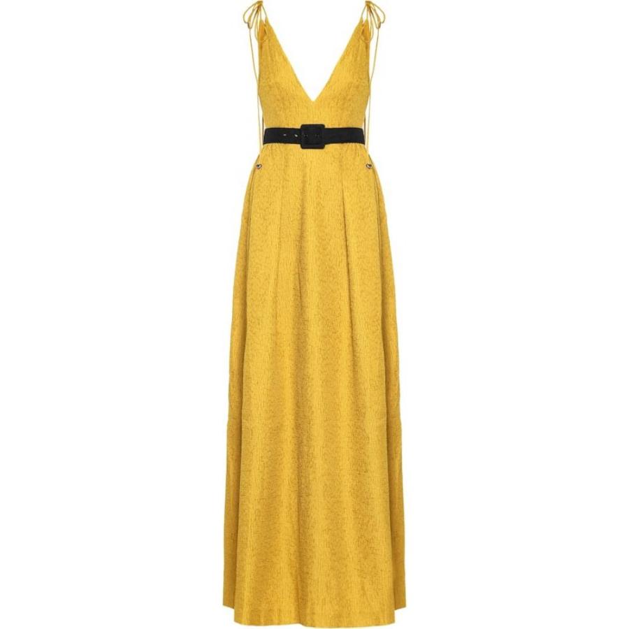 再入荷 レベッカ ヴァランス Rebecca Vallance レディース パーティードレス ワンピース ドレス Greta Belted Gown Yellow 72時間限定タイムセール Gestion Etechnologies Shop