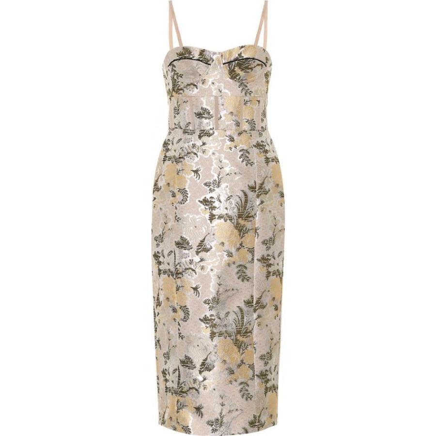 日本公式品 ブロック コレクション Brock Collection レディース ワンピース ワンピース ドレス Quadrella Floral Brocade Dress Light Beige 包装無料 送料無料 Www Skylanceronline Com
