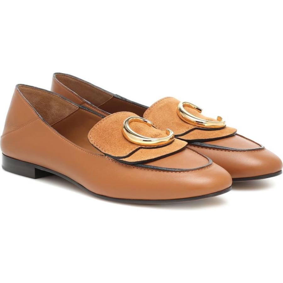 クロエ Chloe レディース ローファー オックスフォード シューズ 靴 C Leather Loafers Ochre Delight Www Feate Org