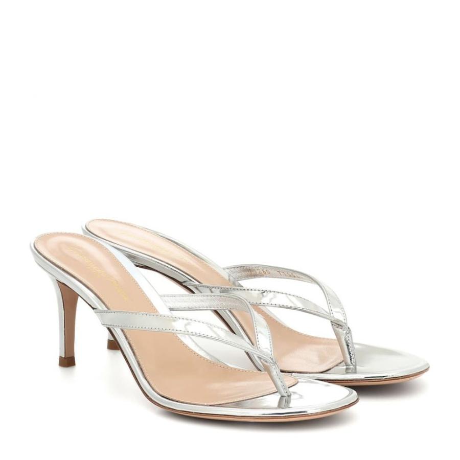 ジャンヴィト ロッシ Gianvito Rossi レディース サンダル ミュール シューズ 靴 Calypso 70 Metallic Leather Sandals Silver Angbar Kotabogor Go Id
