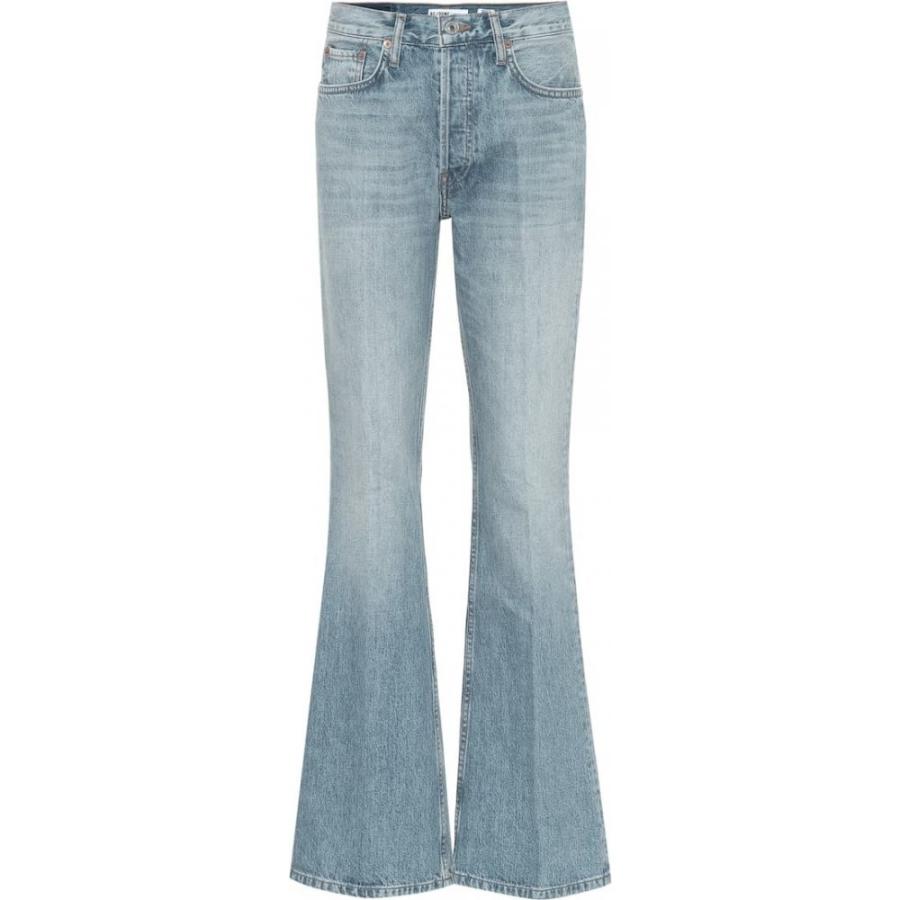 リダン Re Done レディース ジーンズ デニム ボトムス パンツ High Break Flared Jeans Vintage Blue Supersport Tn