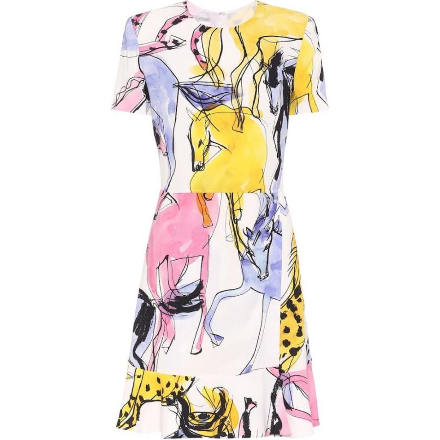 ステラ マッカートニー Stella Mccartney レディース ワンピース ワンピース ドレス Dariana Printed Crepe Dress Multicolor Sagaretxe Net