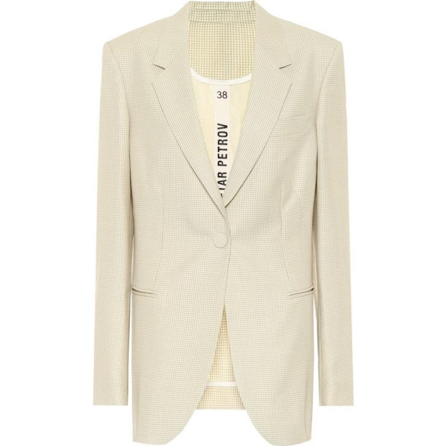 ペーター ペトロフ Petar Petrov レディース スーツ ジャケット アウター Jaffa Wool Blazer Ivory Prl Fcekano Edu Ng