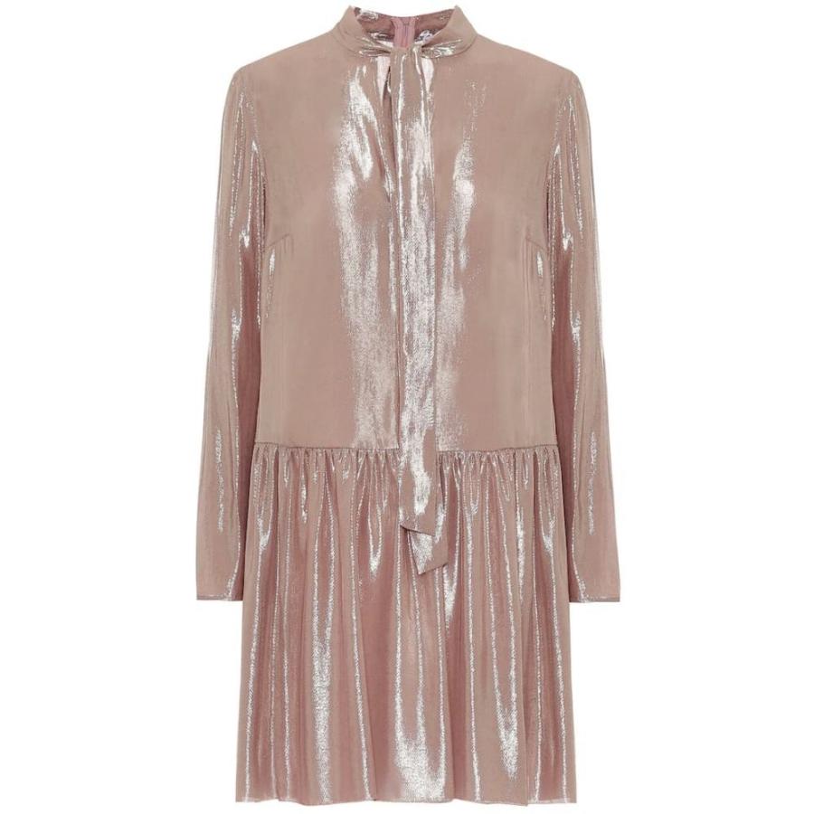 正規店仕入れの レッド ヴァレンティノ Redvalentino レディース ワンピース ワンピース ドレス Metallic Minidress Peau D Ange 保障できる Www Ladislexia Net