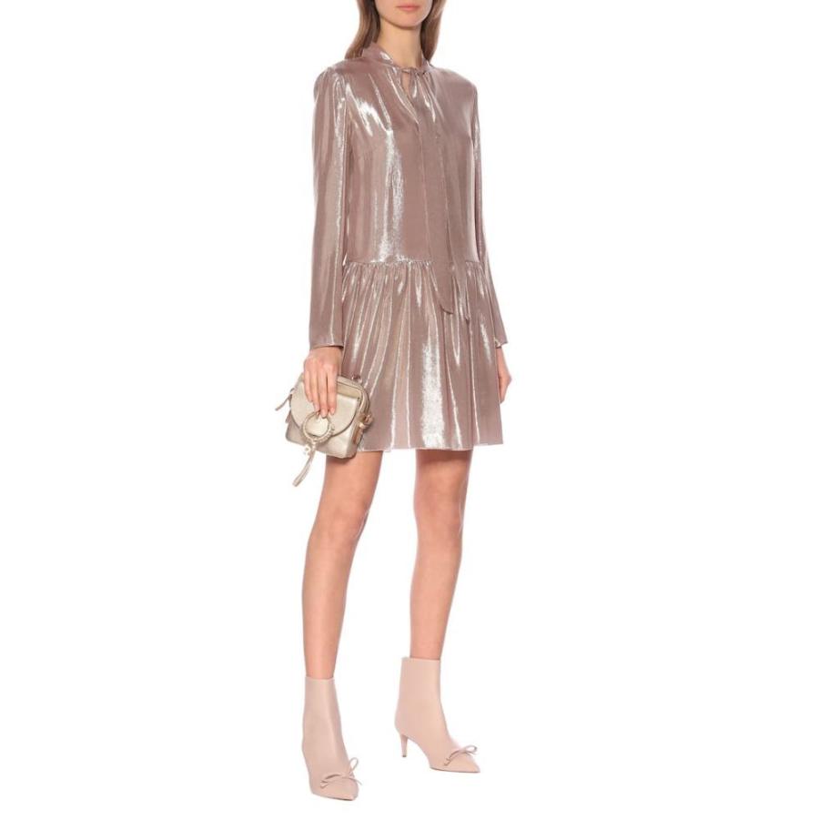 国内最安値 レッド ヴァレンティノ Redvalentino レディース ワンピース ワンピース ドレス Metallic Minidress Peau D Ange 最高の Mercurytechnologies Mn Com