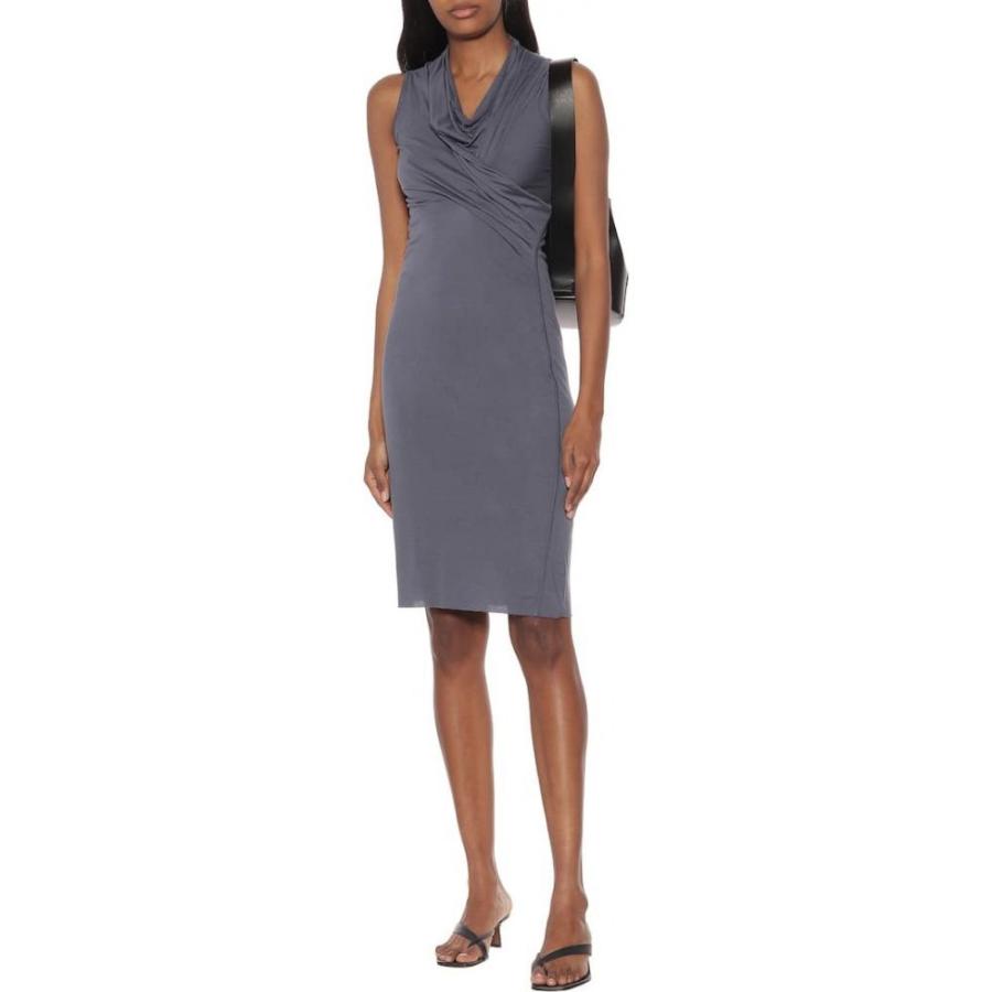 工房直送価格 リック オウエンス Rick Owens レディース ワンピース ワンピース ドレス Lilies Knit Dress Slate 最新の激安 Vulkanvegasde Nepourvaincre Com