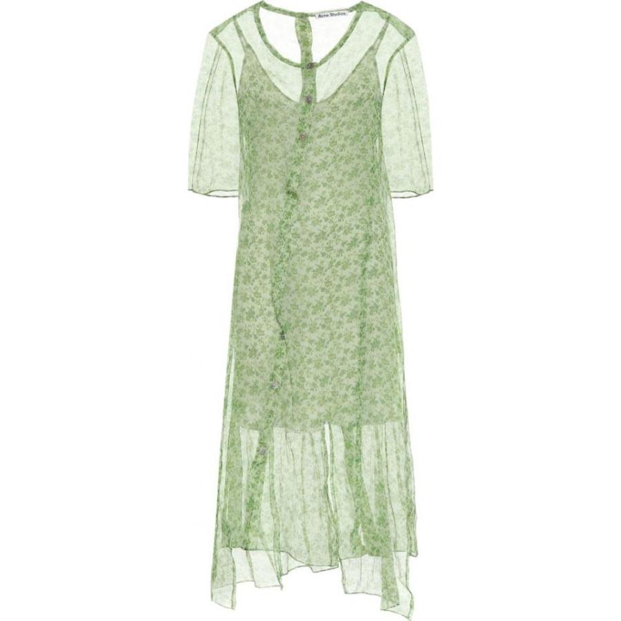 最新コレックション アクネ ストゥディオズ Acne Studios レディース ワンピース ミドル丈 ワンピース ドレス Floral Silk Chiffon Midi Dress Fern Green Hb4 P フェルマート Fermart 3号店 通販 Yahoo ショッピング 50 Off Cataractresearch Org