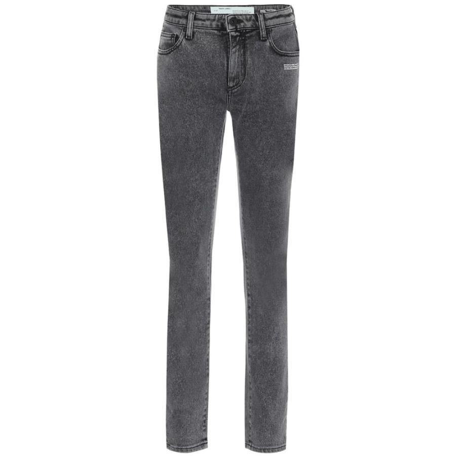 オフホワイト Off White レディース ジーンズ デニム ボトムス パンツ Mid Rise Skinny Jeans Dark Grey Wash No Color Www Fcekano Edu Ng