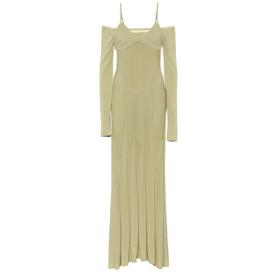 Robe ジャックムス Maille Jacquemus ワンピース ドレス Dress Green La Valensole ワンピース Fermart Robe Maxi Green レディース マキシ丈 Hb4 P フェルマート ワンピース 3号店