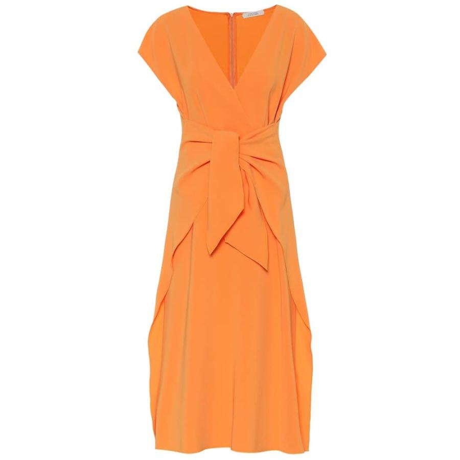 ドロシー シューマッハ Dorothee Schumacher レディース ワンピース ミドル丈 ワンピース ドレス Smooth Attraction Midi Dress Electric Orange Pymr Go Th