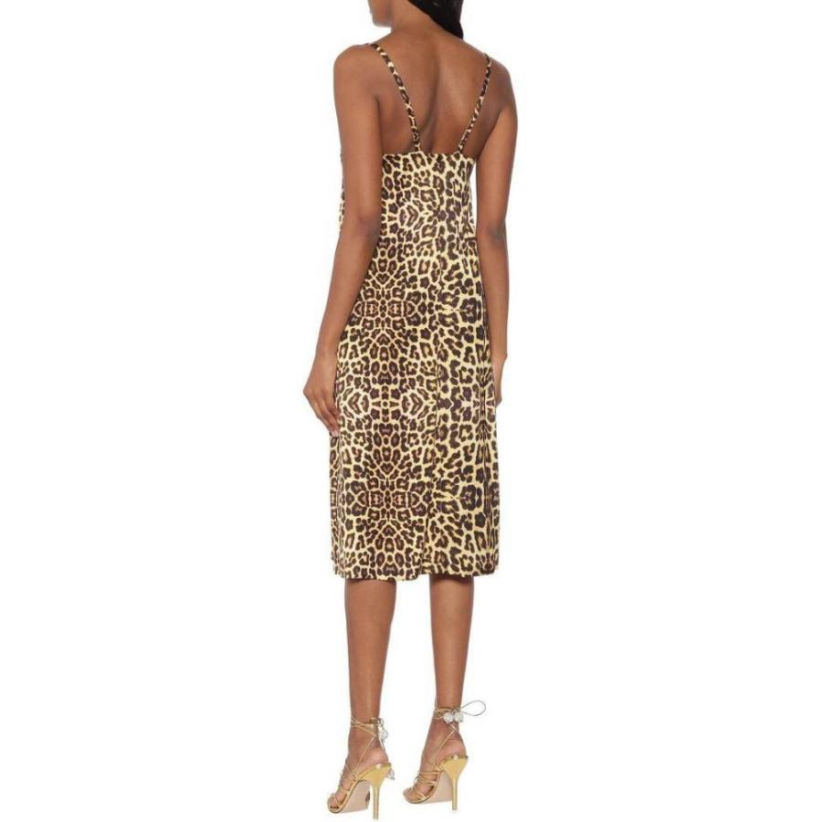 21超人気 ドリス ヴァン ノッテン Dries Van Noten レディース ワンピース ワンピース ドレス Leopard Print Dress P Yellow 注目ブランド Gestion Etechnologies Shop