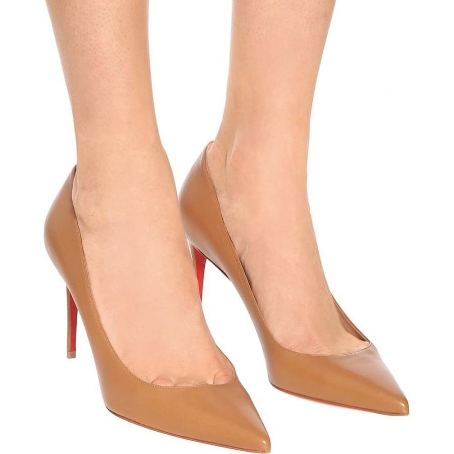 Finalsale対象商品30 Off クリスチャン ルブタン Christian Louboutin レディース パンプス シューズ 靴 Kate 85 Leather Pumps Cafe Creme 大特価アウトレット Newmatic Ae