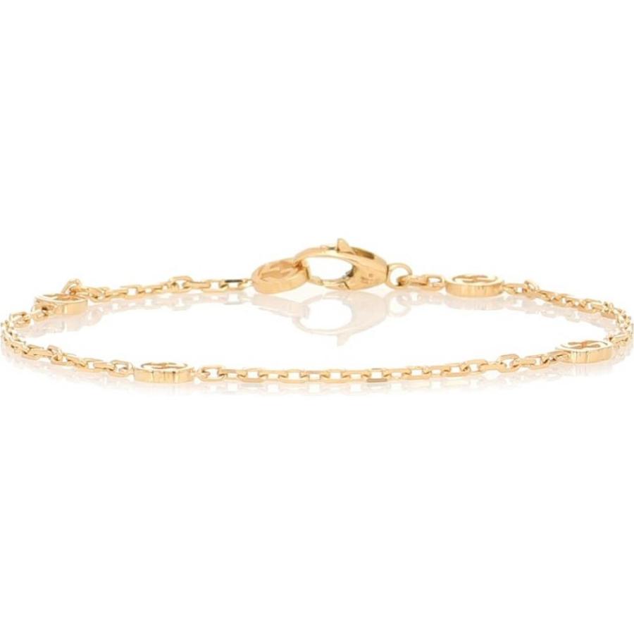 有名人芸能人 Gucci Bracelet Gold 18kt G Interlocking ジュエリー アクセサリー ブレスレット レディース Gucci グッチ レディース ブレスレット グッチ レディースアクセサリー