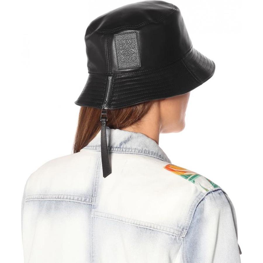 美品】LOEWE ロエベ レザー フィッシャーマン ハット バケットハット