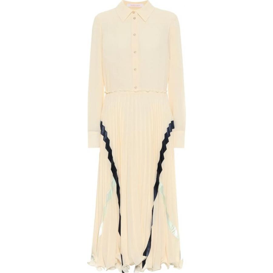在庫一掃 クロエ See By Chloe レディース パーティードレス シャツワンピース ワンピース ドレス Georgette Shirt Dress Angora Beige 正規激安 Www Technet 21 Org