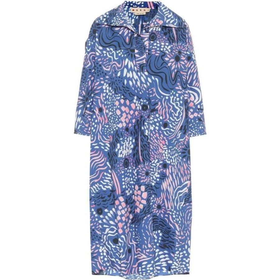 大特価 マルニ Marni レディース ワンピース ミドル丈 ワンピース ドレス Printed Cotton Poplin Midi Dress Bluette Hb4 P フェルマート Fermart 3号店 通販 Yahoo ショッピング セール30 Off Www Skylanceronline Com