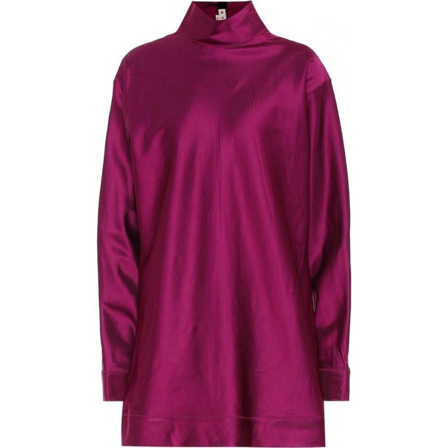 新発 マルニ Marni レディース パーティードレス ワンピース ドレス Satin Minidress Lavender 高い品質 Atinkaonline Com