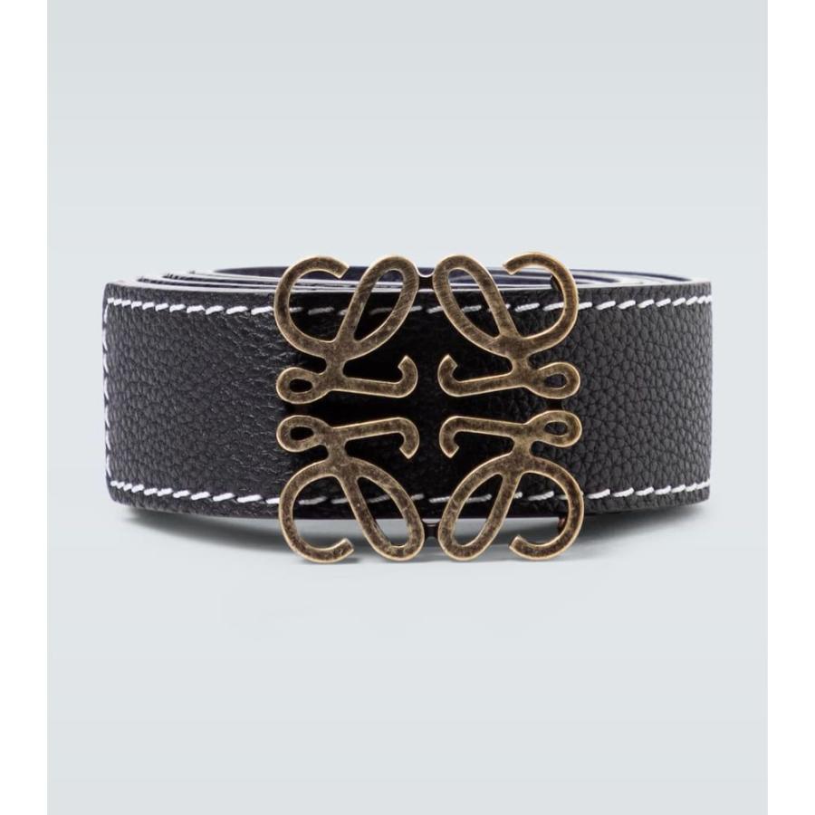 ロエベ Loewe メンズ ベルト Anagram Reversible Leather Belt Black Navy Old Gold Hb4 P フェルマート Fermart 3号店 通販 Yahoo ショッピング