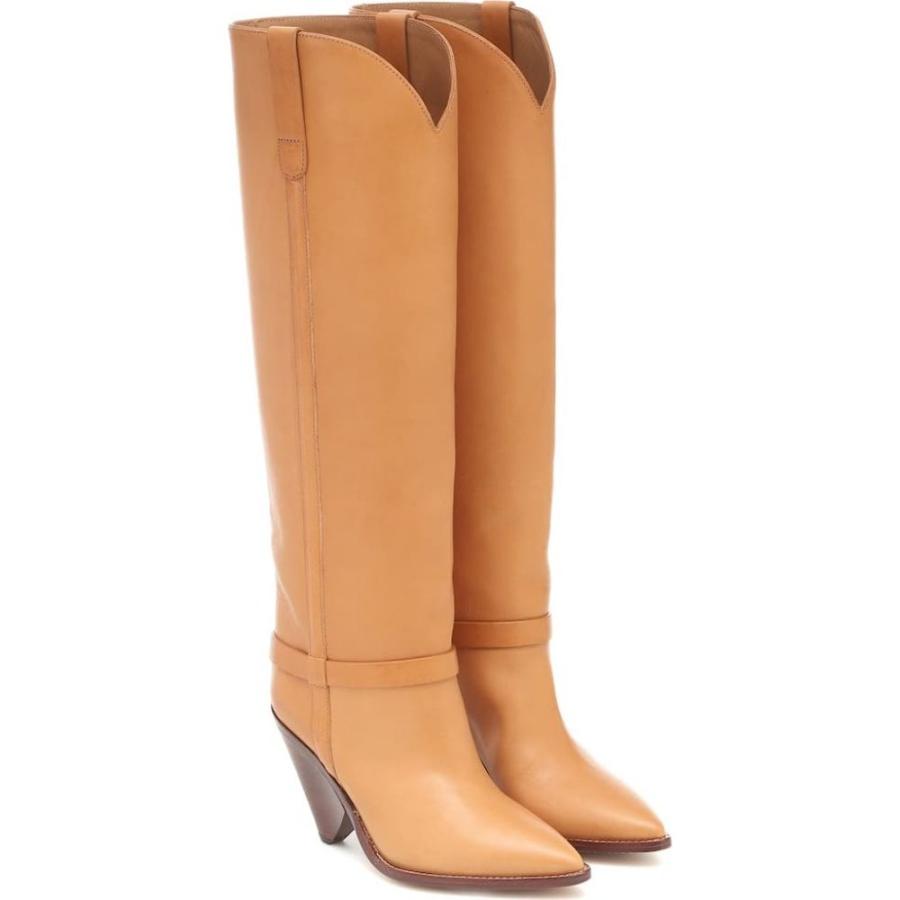 21年春夏再販 イザベル マラン Isabel Marant レディース ブーツ シューズ 靴 Lenskee Leather Knee High Boots Natural ブランドショッパー付き Www Yalaphone Com