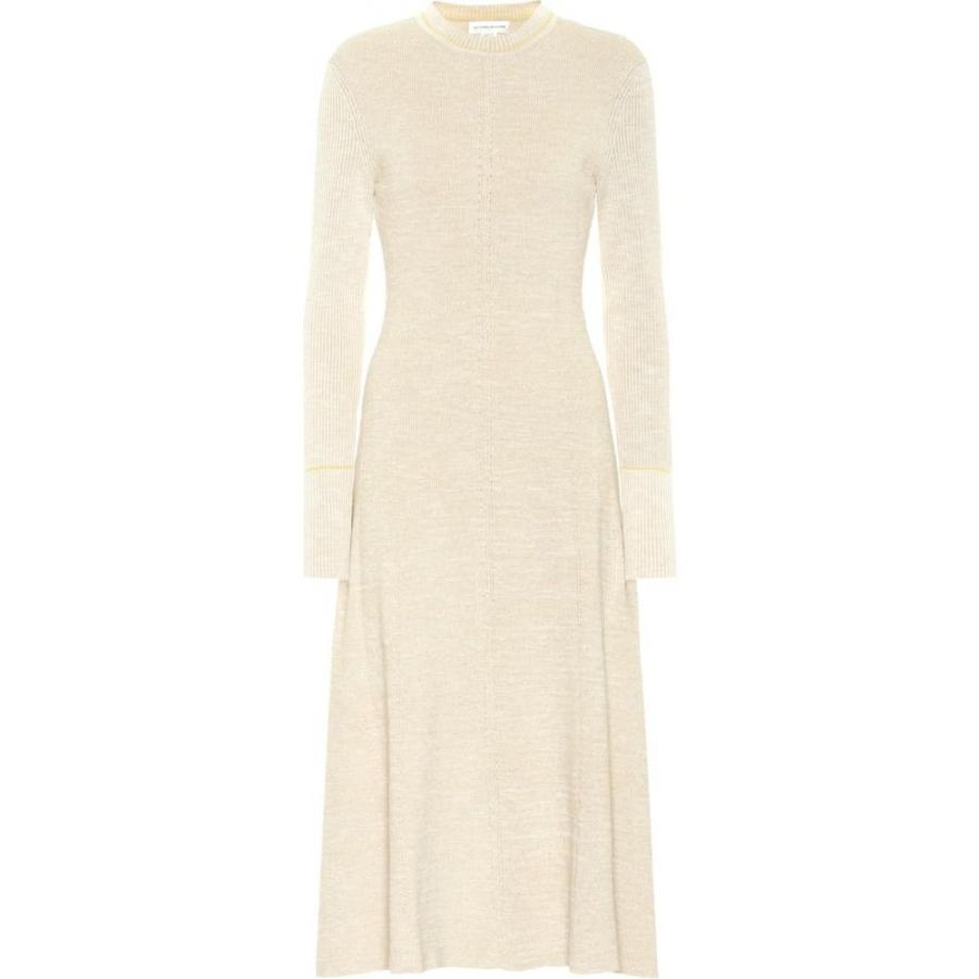 3年保証 ヴィクトリア Beckham Victoria ベッカム Biscuit Lemon Dress Midi Cotton Blend ワンピース ドレス ミドル丈 ワンピース レディース Beckham Victoria ベッカム ヴィクトリア ワンピース ワンピース チュニック