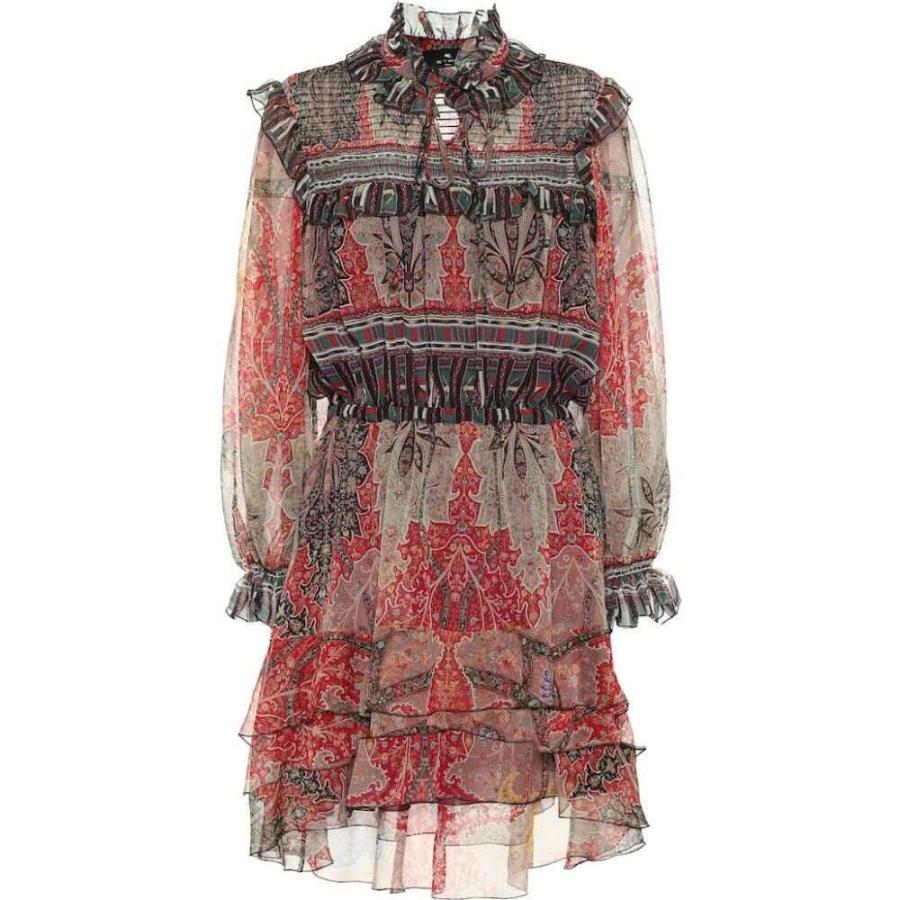 安い ミニ丈 ワンピース レディース Etro エトロ ワンピース ドレス レディース ワンピース エトロ Etro ワンピース ドレス Red Minidress Silk Printed ワンピース チュニック Www Solidarite Numerique Fr