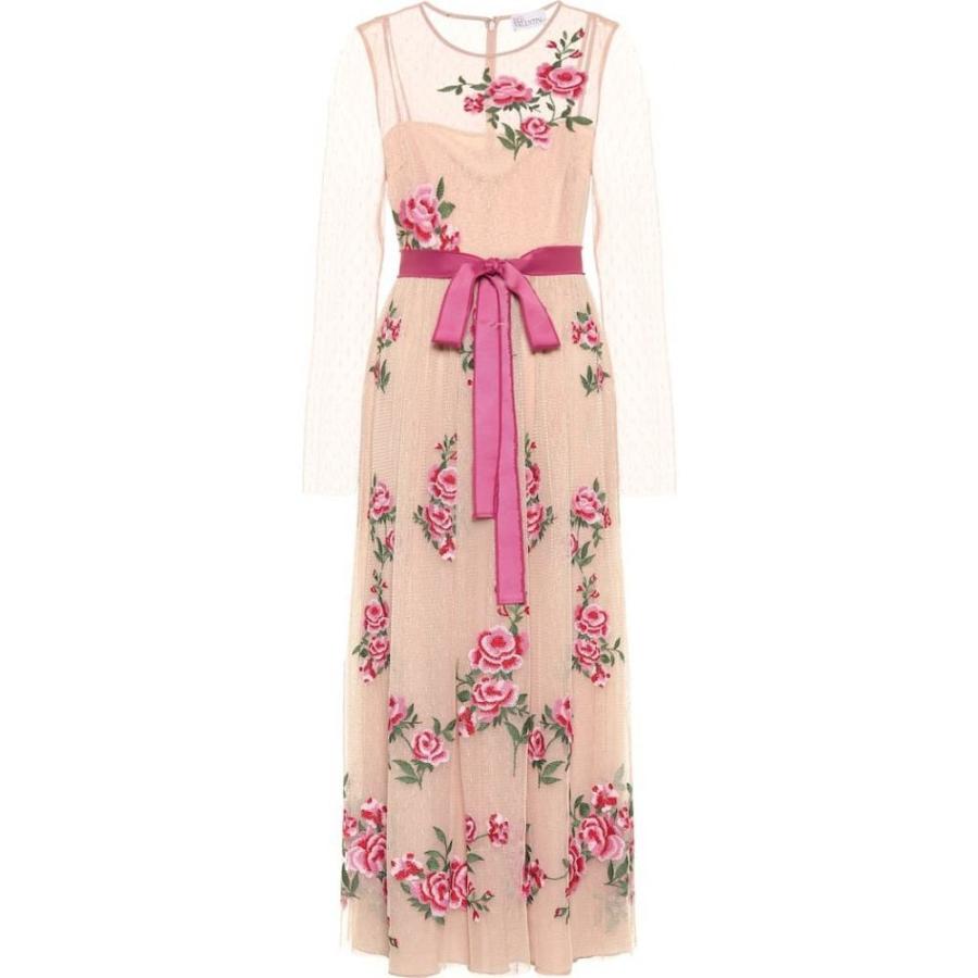 レッド ヴァレンティノ Redvalentino レディース ワンピース ミドル丈 ワンピース ドレス Floral Midi Dress Nudo Hb4 P フェルマート Fermart 3号店 通販 Yahoo ショッピング