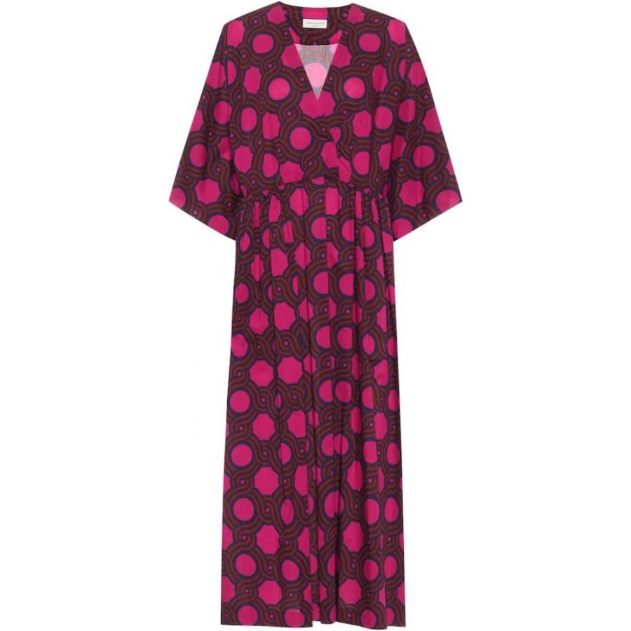 大幅値下 メール便ok 日本製 ドリス ヴァン ノッテン Dries Van Noten レディース ワンピース ミドル丈 ワンピース ドレス Printed Cotton Midi Dress Fuchsia 好評につき延長 Www Skylanceronline Com