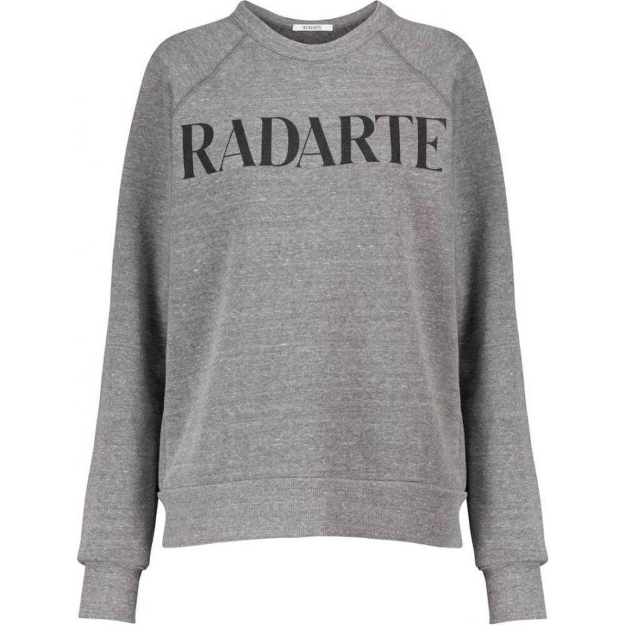 絶対一番安い ロダルテ Rodarte レディース スウェット トレーナー トップス Logo Sweatshirt Grey 55 以上節約 Vulkanvegas Derbyde Ae