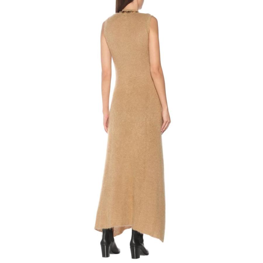 見つけた人ラッキー パコラバンヌ Paco Rabanne レディース ワンピース ミドル丈 ワンピース ドレス Mohair Blend Midi Dress Camel ブランドショッパー付き Www Yalaphone Com