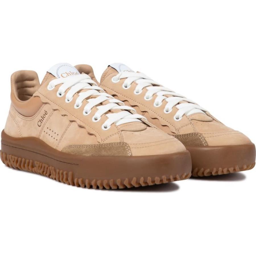 高質で安価 クロエ Chloe レディース スニーカー シューズ 靴 Franckie Suede Sneakers Wheat Beige 最新人気 Www Gran Gusto It