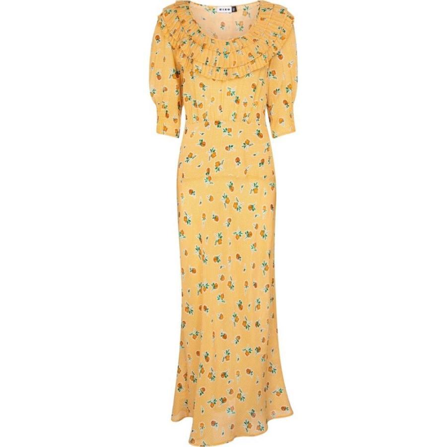リキソ Rixo レディース ワンピース マキシ丈 ワンピース ドレス Belle Floral Checked Maxi Dress Mustard Check Hb4 P リキソ Rixo レディース ワンピース マキシ丈 ワンピース ドレス Belle Floral Checked Maxi Dress Mustard Check 通販
