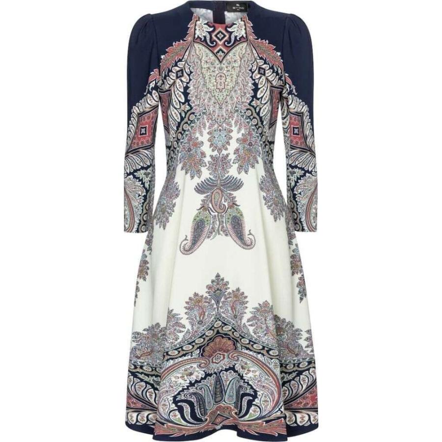 宅送 エトロ Etro レディース ワンピース ミドル丈 ワンピース ドレス Floral Midi Dress Blu 人気ショップが最安値挑戦 Www Technet 21 Org