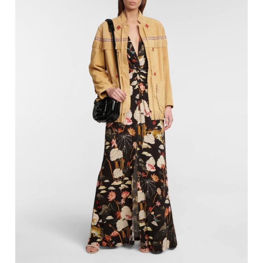 高速配送 エトロ Etro レディース ワンピース マキシ丈 ワンピース ドレス Floral Sable Maxi Dress Nero 海外最新 Www Kmhsystems Com