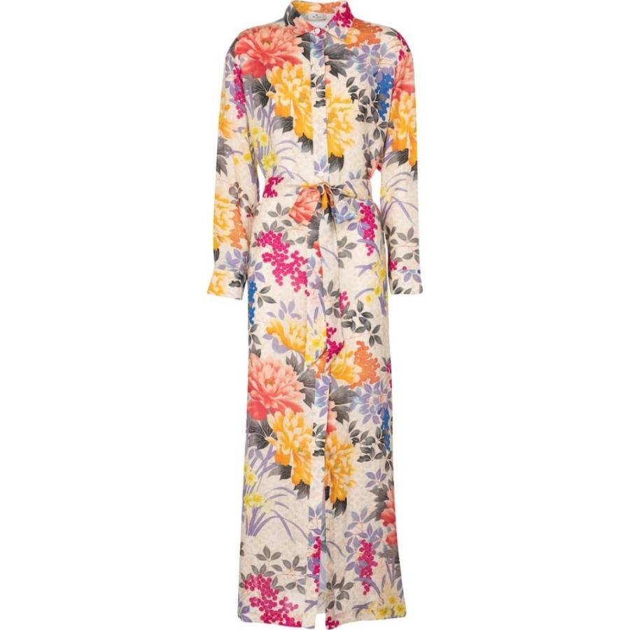 訳ありセール格安 エトロ Etro レディース ワンピース シャツワンピース ワンピース ドレス Floral Shirt Dress Bianco 注目の Skylanceronline Com