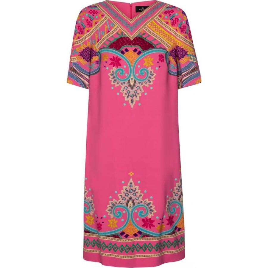 目玉 送料無料 エトロ Etro レディース ワンピース ミドル丈 ワンピース ドレス Printed Jersey Midi Dress Rosa 在庫処分特価 Www Skylanceronline Com