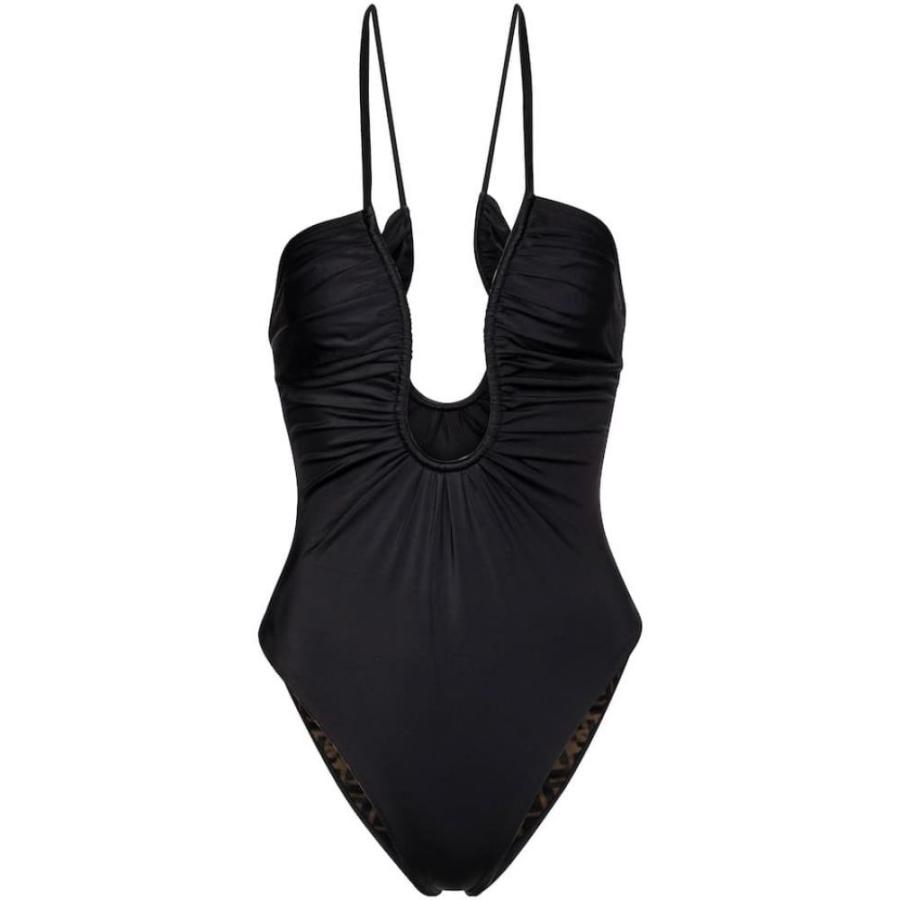人気沸騰セールのフェンディ 3号店 フェンディ 水着 ビーチウェア レディース Halterneck ワンピース Swimsuit Fendi Fermart ワンピース レディース Black Hb4 P フェルマート ワンピース