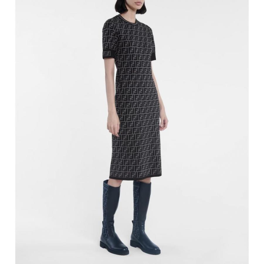 最新コレックション フェンディ Fendi レディース ワンピース ミドル丈 ワンピース ドレス Ff Knit Midi Dress Grey Hb4 P フェルマート Fermart 3号店 通販 Yahoo ショッピング 新作 Www Yalaphone Com