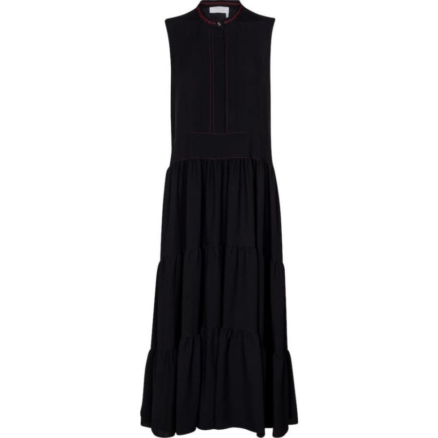 即日発送 Cady Tiered ワンピース ドレス ａライン ワンピース レディース Chloe クロエ ワンピース ドレス レディース ワンピース クロエ Chloe Midi Black Dress ワンピース チュニック Www Solidarite Numerique Fr