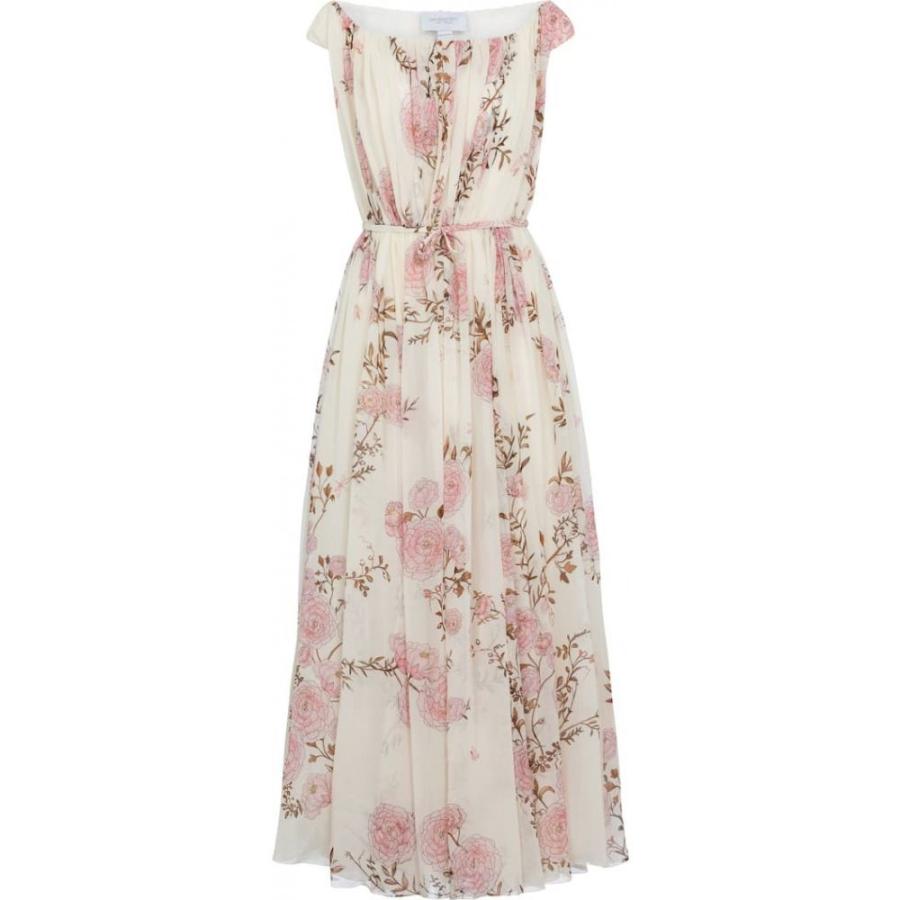 とっておきし福袋 Georgette Silk Floral ワンピース ドレス マキシ丈 ワンピース レディース Valli Giambattista バリ ジャンバティスタ ワンピース バリ ジャンバティスタ Valli Giambattista Maxi Beige Rose Dress ワンピース チュニック Gulruhsor Tj