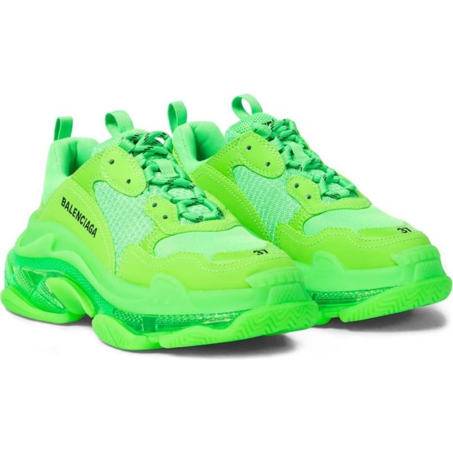 送料無料 バレンシアガ Balenciaga レディース スニーカー シューズ 靴 Triple S Sneakers Fluo Green 公式の Aleefsurgical Com