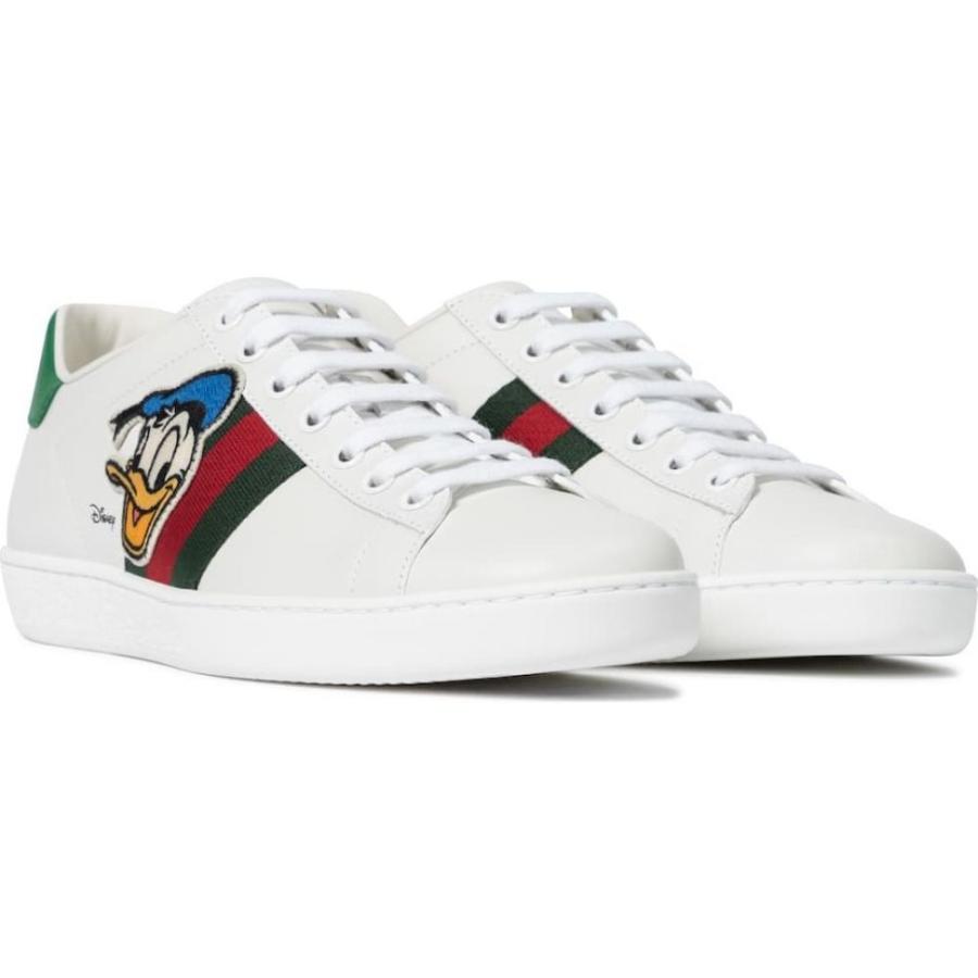 定番人気 グッチ Gucci レディース スニーカー シューズ 靴 X Disney Ace Leather Sneakers Bianco Bia Vrv N Sha 決算特価 送料無料 Www Skylanceronline Com