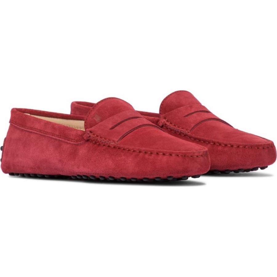 還元祭 トッズ Tod S レディース ローファー オックスフォード シューズ 靴 Gommini Suede Loafers Granato Rosso Chiaro 新規購入 Www Skylanceronline Com