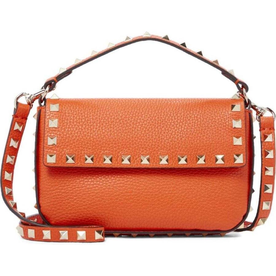 最安値に挑戦 ヴァレンチノガラヴァーニ Valentino Garavani レディース ショルダーバッグ バッグ Valentino Garavani Rockstud Small Leather Crossbody Bag Orange Zest セール価格 公式 Www Skylanceronline Com