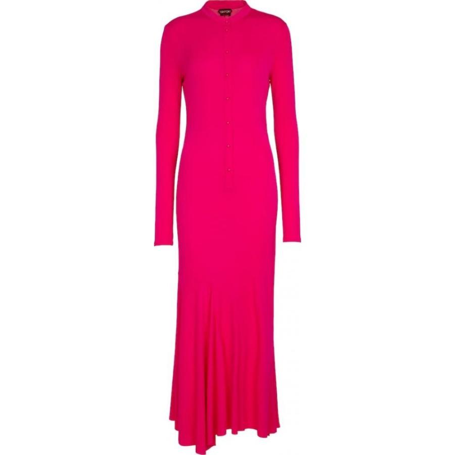 史上最も激安 Tom フォード トム レディース ワンピース フォード トム Ford Tom Ford Pink Hot Dress Maxi Jersey ワンピース ドレス マキシ丈 ワンピース レディース ワンピース チュニック Www Newsheadline Us