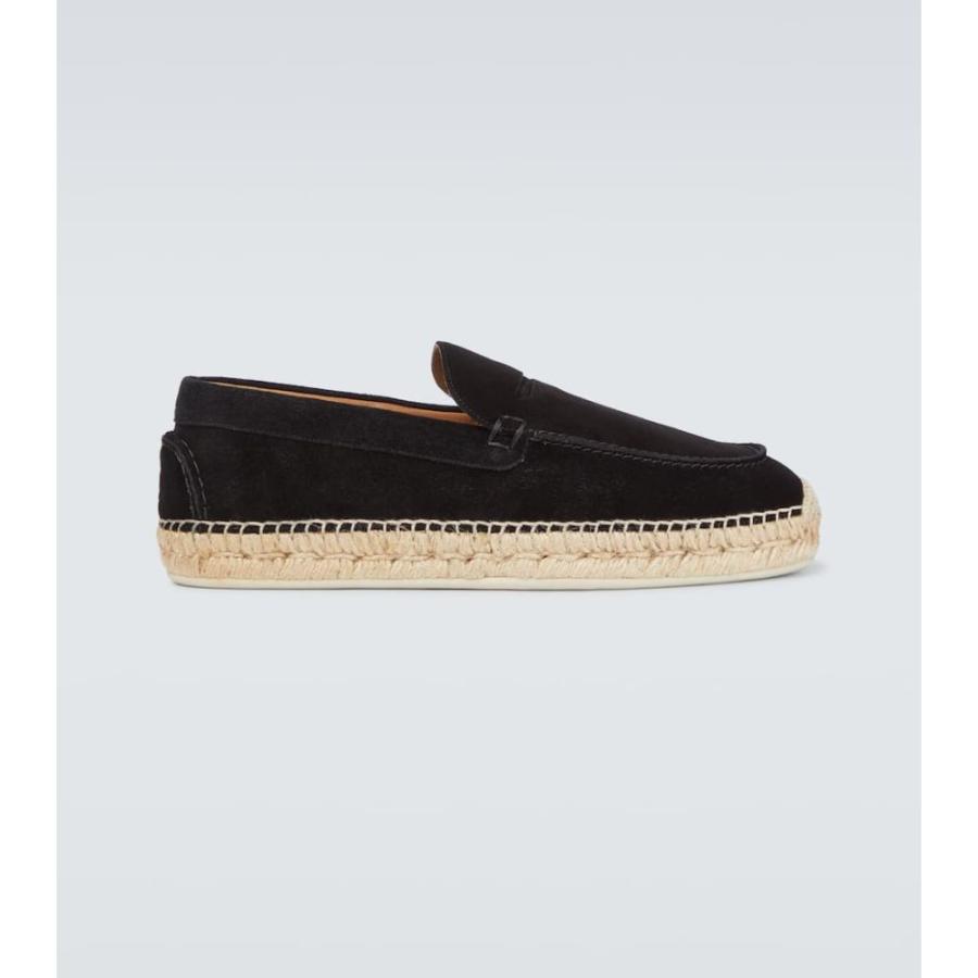 クリスチャン ルブタン メンズ Christian エスパドリーユ Louboutin メンズ エスパドリーユ シューズ 靴 シューズ 靴 Paquepapa Espadrilles Black Hb4